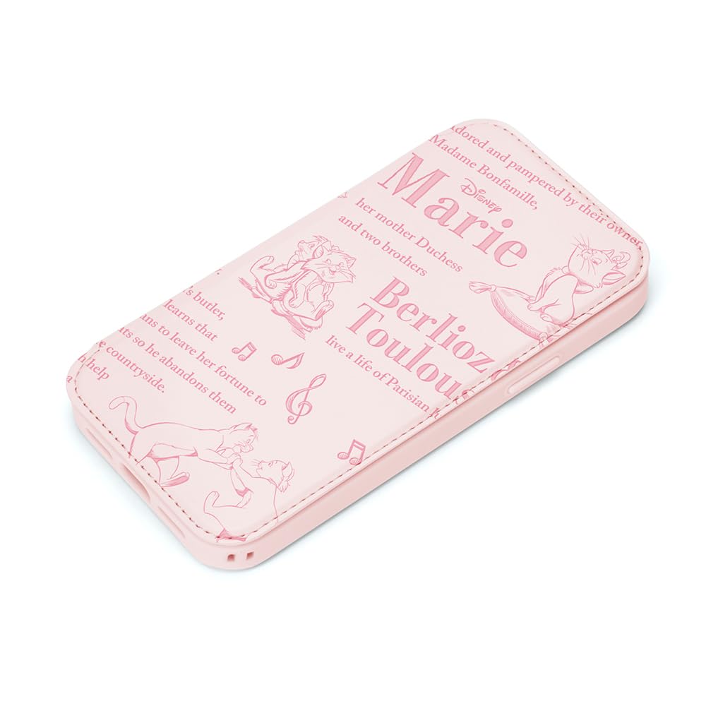 iPhone 15 Pro用 ガラスフリップケース [ディズニーマリー]