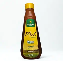 Melbras Mel Orgânico Silvestre 1,1 Kg Puro, Certificado Brasil Orgânico Sif