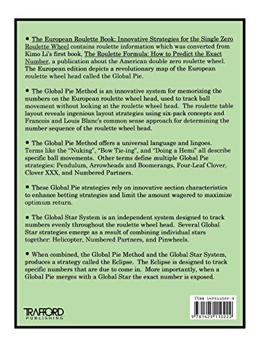 The European Roulette Book: Innovative Strategies For The Single Zero Roulette Wheel #TOP1