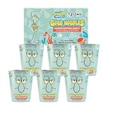 A-Sha & SpongeBob Squarepants Good Noodles (6 Pack) | Squidward Showstopping Shoyu Flavor | Better For You Microwaveable Ramen Soup Mix