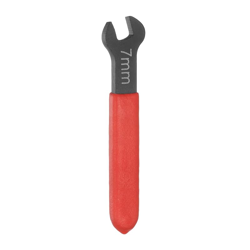 Chave de Boca 7 mm HARFINGTON com Abertura Angular de 15° e Cabo Vermelho, 1 unidade