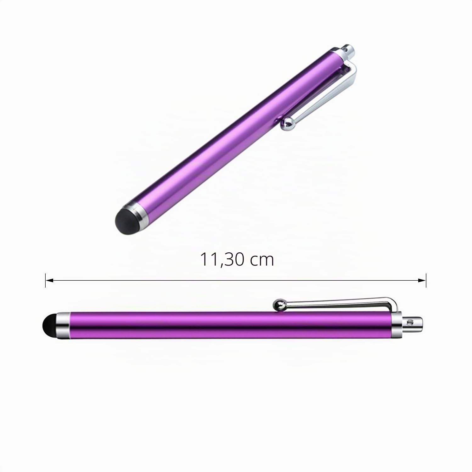 homEdge Universal Capacitive Touchscreen Stylus Pen Kompatibel mit iPad, iPhone, Samsung, Kindle Touch, Kompatibel mit allen kapazitiven Touchscreen-Geräten 10 Farben 20er Pack