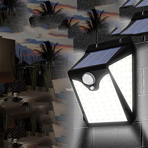 Lanterne murale de villa d'architecte : applique solaire étanche LED ABS - 3
