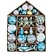 Valery Madelyn Summer Tree Ornaments, 45ct Teal Aqua Blue Shatterproof Nautical Beach Coastal Decor, Ocean-Themed Christmas in July Tree Decorations, Hanging Starfish Octopus Shark for Tropical Party