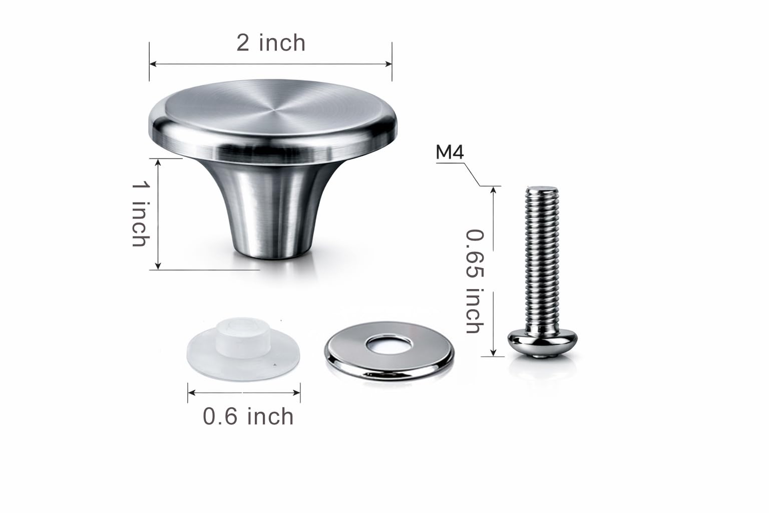 Replace Your Dutch Oven Knob - Stainless Steel -4