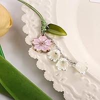 Vista 4 de Llavero con dije para teléfono, adornos colgantes para llaves, cuerda para colgar, decoración para llaves, llaveros para auriculares, correa