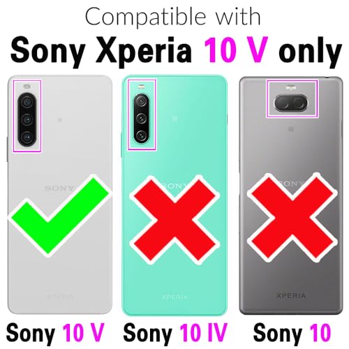 Coque Sony Xperia 10 V Asuwish zippée multifonction avec support et dragonne - 2