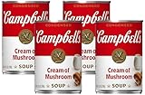 Campbell's Condensed Cream of Mushroom Soup, 10.5 oz Can (Pack of 4)