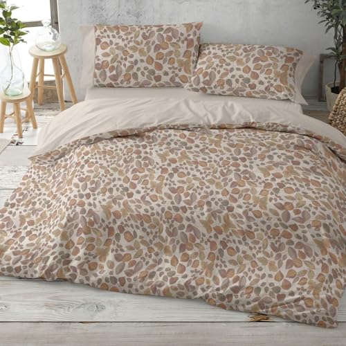 Parure de lit imprimée Burrito Blanco cannelle 90x200cm