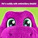 Barney’s World Toddler Toys by Fisher-Price, Barney Tall Plush, 10.5 -inch Figure with Sounds, Soft Texture for Play, Kids Ages 2+ Years