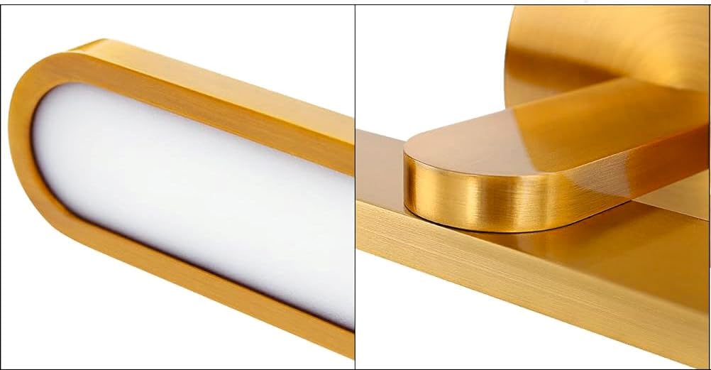 Applique LED da parete per illuminare quadri, specchi, murales, 14 W, tono di luce neutra 3000 K, finitura bronzo 50 cm