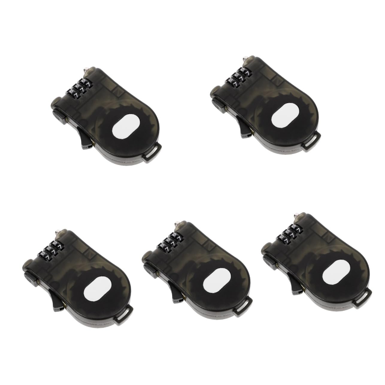 HANABASS 5pièces Cadenas De Sécurité Câble pour Vélo Et Snowboard Verrou Compact Et pour Activités De Plein Air Accessoire pour