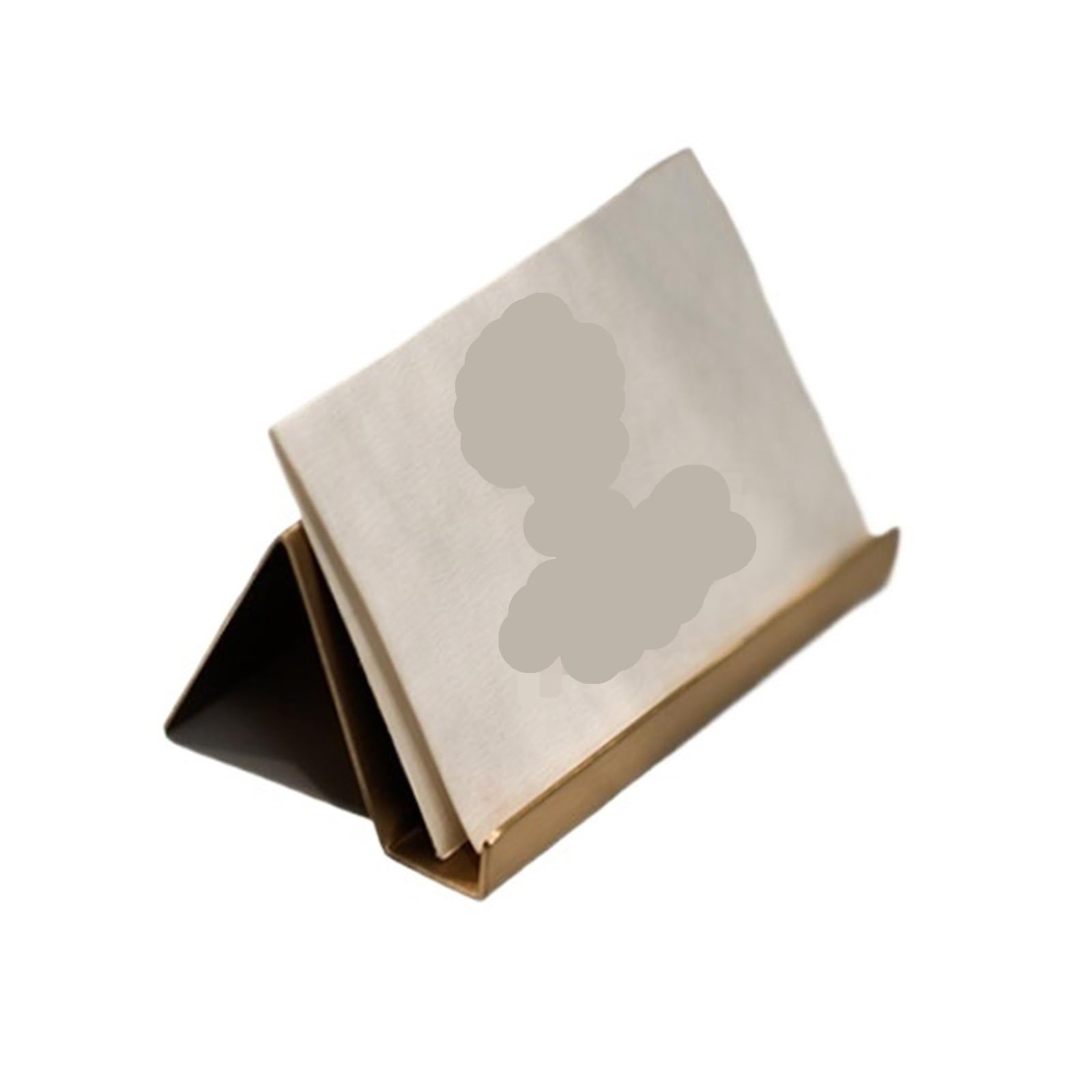 Mhbdfsxz Brass Card Holder Event Conference Business Card Holder Desktop Name Cards Display Stand Desk Front Office Exhibition Home