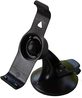 EKIND Car Windscreen Windshield Suction Cup Mount Holder Cradle Compatible for Garmin GPS Nuvi 25xx Series(2500 2505 2515 2545 2515LT 2545LMT 2555LMT 2555LT 2585TV 2595 2595LMT) Black