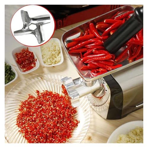DEYIN 10 Cuchillas for picadora de Carne, Piezas for electrodomésticos de Cocina HV2, HV3, HV4, HV6, HV8, ME406, ME420, ME605, ME650 - imagen 2