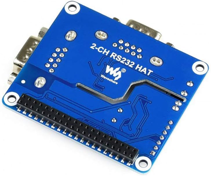 Buy 2 get 3 2-Channel(2-CH) Isolated RS232 Expansion HAT for Raspberry Pi, SC16IS752+SP3232 Solution Converts SPI to RS232 with Multi Onboard Protection Circuits Data Rate up to 921600bps
