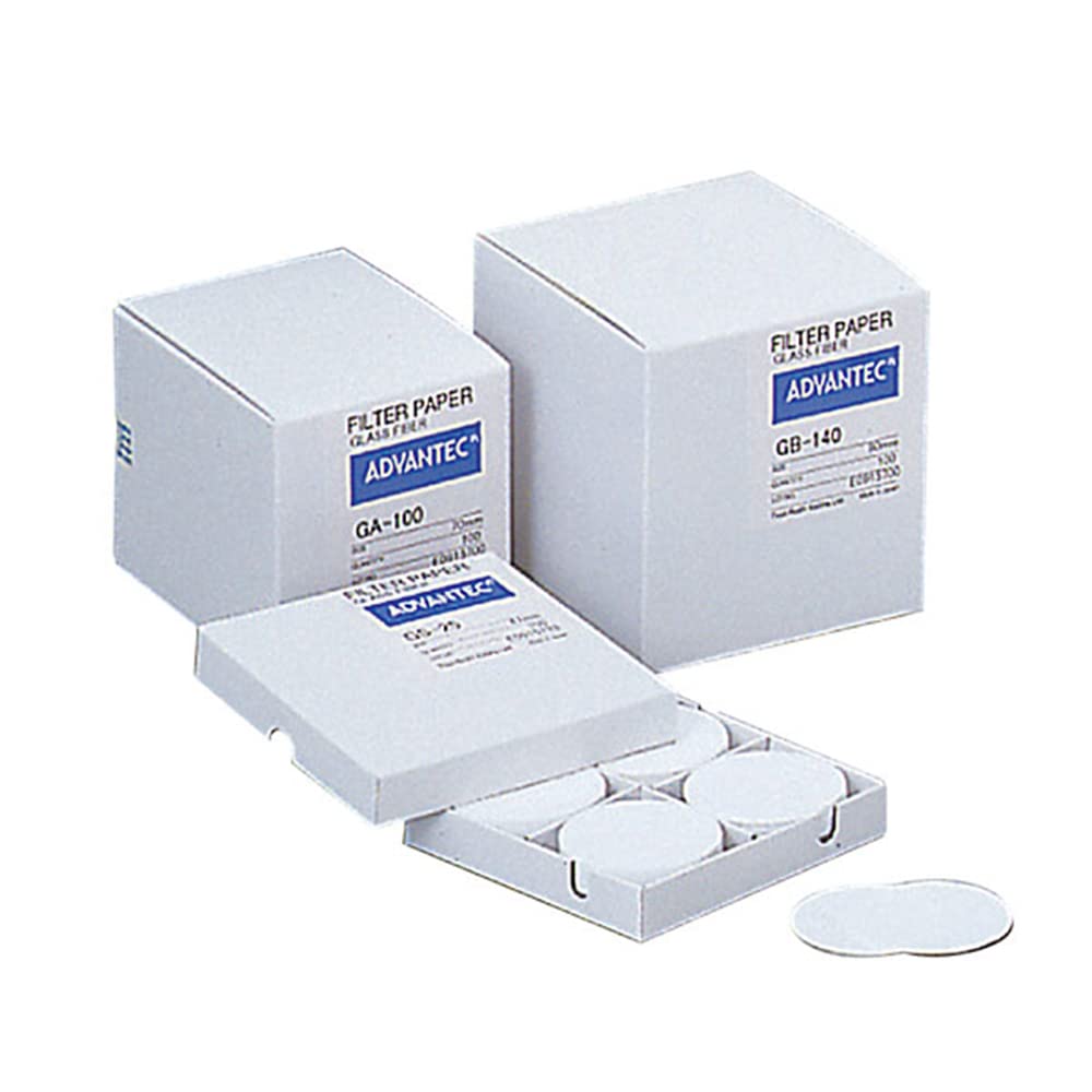 Advantec GC5075MM GC50 Glasfaserfilter, 0,5 um, 75 mm Durchmesser, 100 Stück