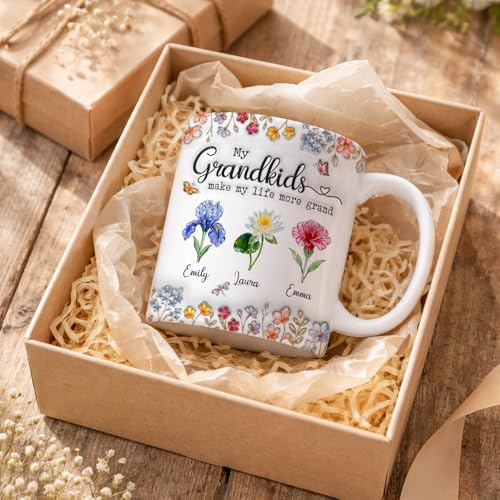 Taza de cerámica personalizada para abuela 11 oz miniatura 3