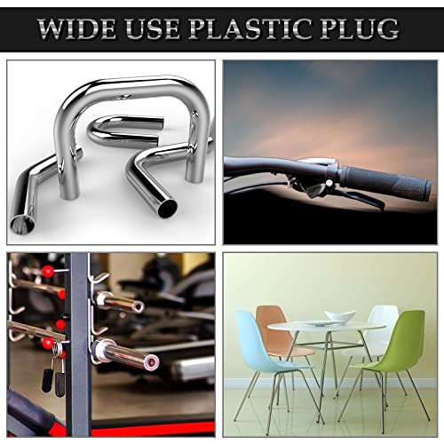 10 Packs Round Tubing Plugs 1 1/8 Inch (28 Mm) Plastic Hole Plugs Black End Caps For Metal Tubing Hardware Plugs Fences Glide Protection From Chair Legs And Furniture #TOP6