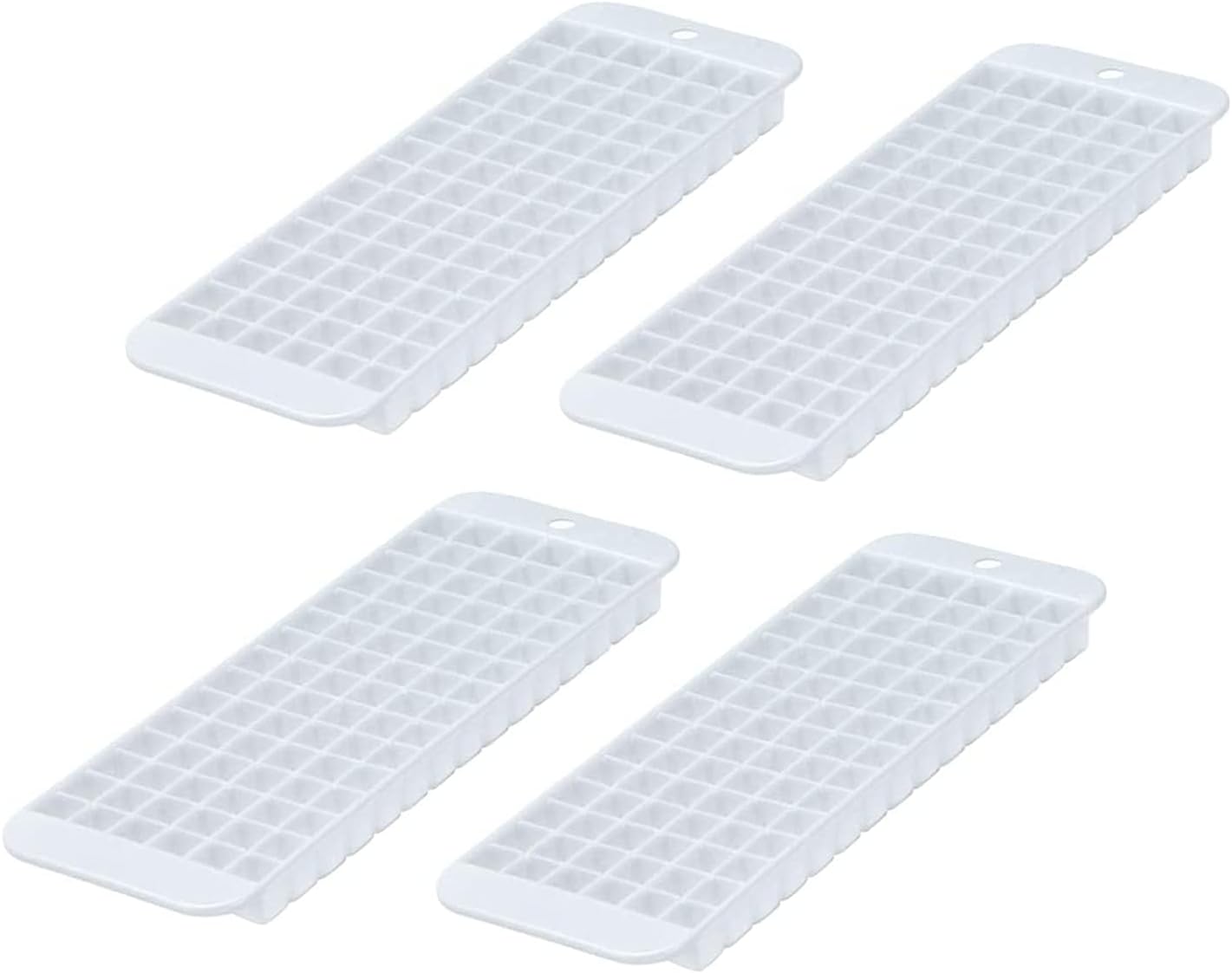 4 X Cubette Mini Ice Cube Trays (Set of 4, White)
