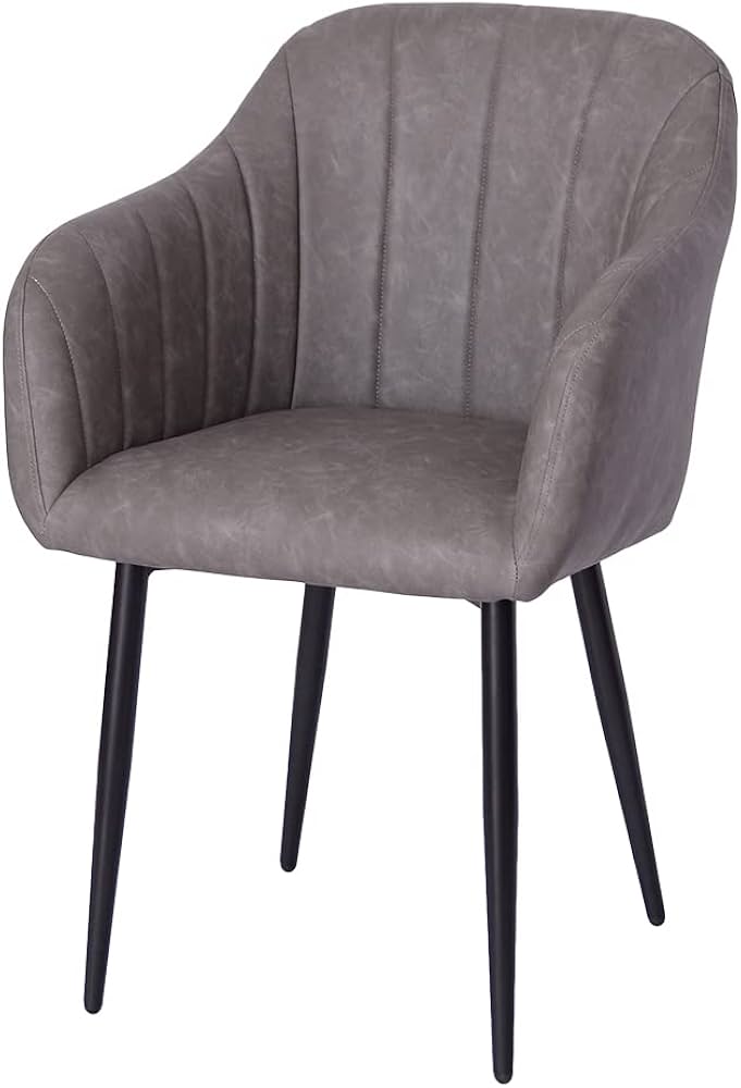 Amazon|ダイニングチェア 肘付き イームズチェア スチール脚 化粧椅子