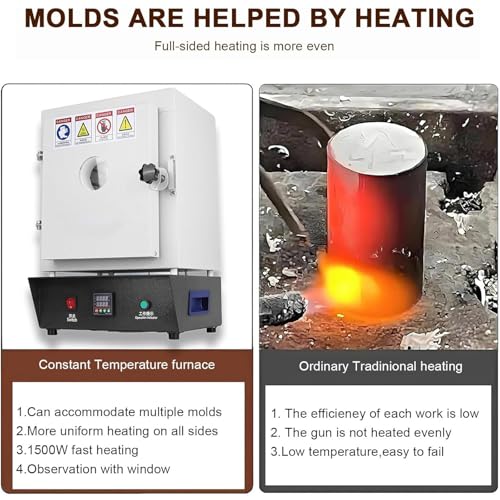 Four à moufle 1150°C avec contrôle PID pour fusion précise