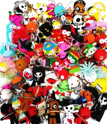 Padee Wholesale Bulk Random Lot 25 Pcs Voodoo Dolls Character