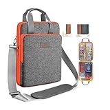 ZINZ Laptop Case 12.9 13 Shoulder Bag, Expandable Handbag with Valuables Compartment Compatible with MacBook Air/Pro/Neo 13" M5/M4/M3/M2/M1, iPad 12.9/13/11, Water-Resistant & Shockproof,L02G05