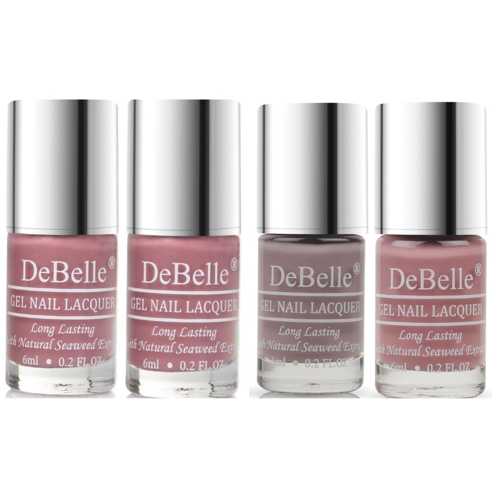 DeBelle Nail Polish Combo offer pack of 4 (Glamorous Jessica, Magical Misha, Natalie Rhapsody, Blissful Elizabeth) 24 ml(6 ml Each)-image-26