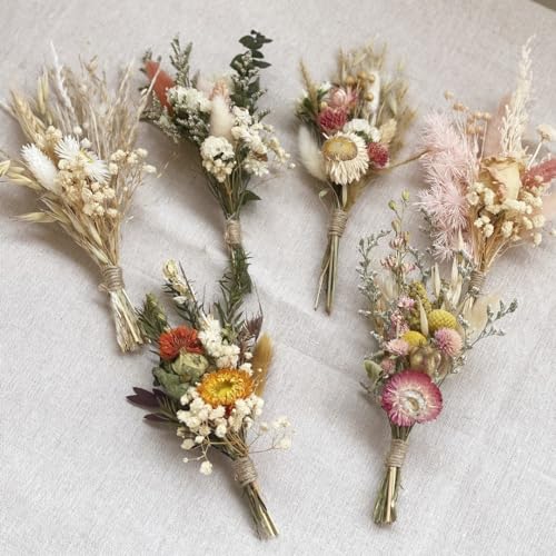 Ramo Mini Boho de Flores Secas para Decoración miniatura 2