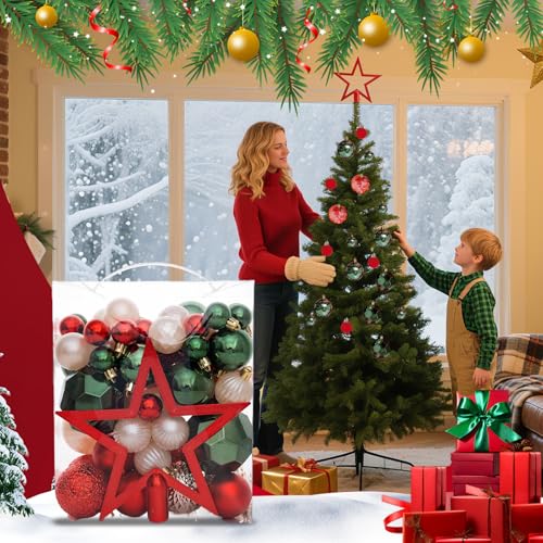 Boules de Noël pour sapin : kit complet pour décoration homogène - 3