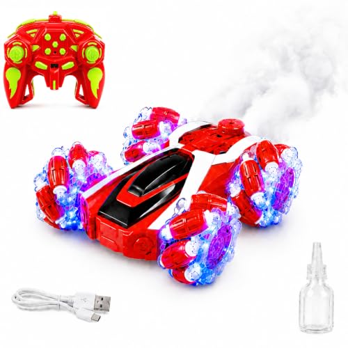 Image of Galaxy Hi-Tech Remote Control Drift Stunt Car Toy 4x4 RC Car for Kids & Adult High Speed Racing Drift 2.4GHz Car with Mist Spray Smoke 360 for Kid Off Road Rechargeable USB Type C Upto 60m Range