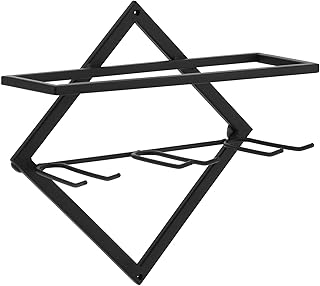 Stojak na kieliszki do wina, materiał żelazny Uniwersalny uchwyt na butelki wina, do kuchni rodzinnych, salonów