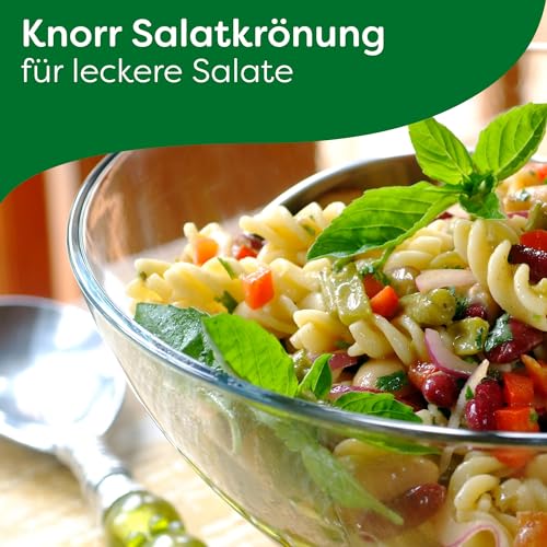 Knorr Zwiebel-Kräuter Salatkrönung, für ein leckeres Salatdressing 5x 3 Portionen