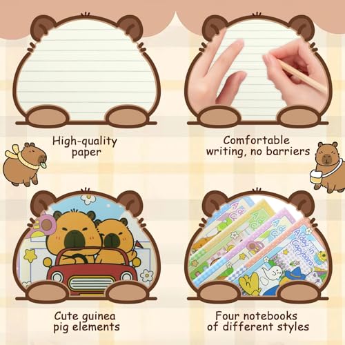 Cahier Capybara A5 pour ne plus perdre vos notes grâce aux 4 designs d'organisation - 3