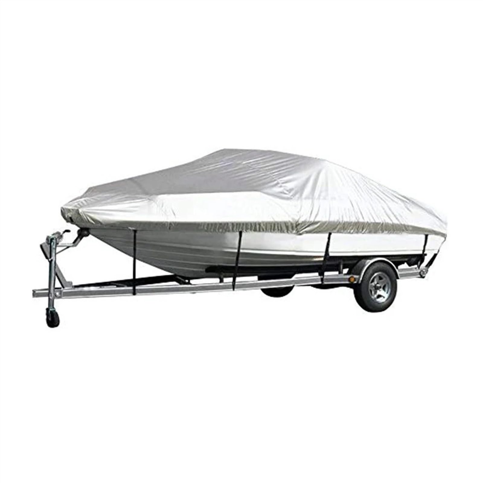 Copertura per Barca Kayak Copertura Copertura per barca, protezione esterna per yacht, impermeabile, resistente, argento riflettente, tessuto Oxford 300D, anti-sfondamento, antistrappo(14-16FT Cover)