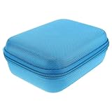 TOYZFRIENDY Insulinampullen Aufbewahrungsbox 15 Fächer 10 ml Stoßfester Organizer Himmelblau für Diabetes Reise Kühlschrank