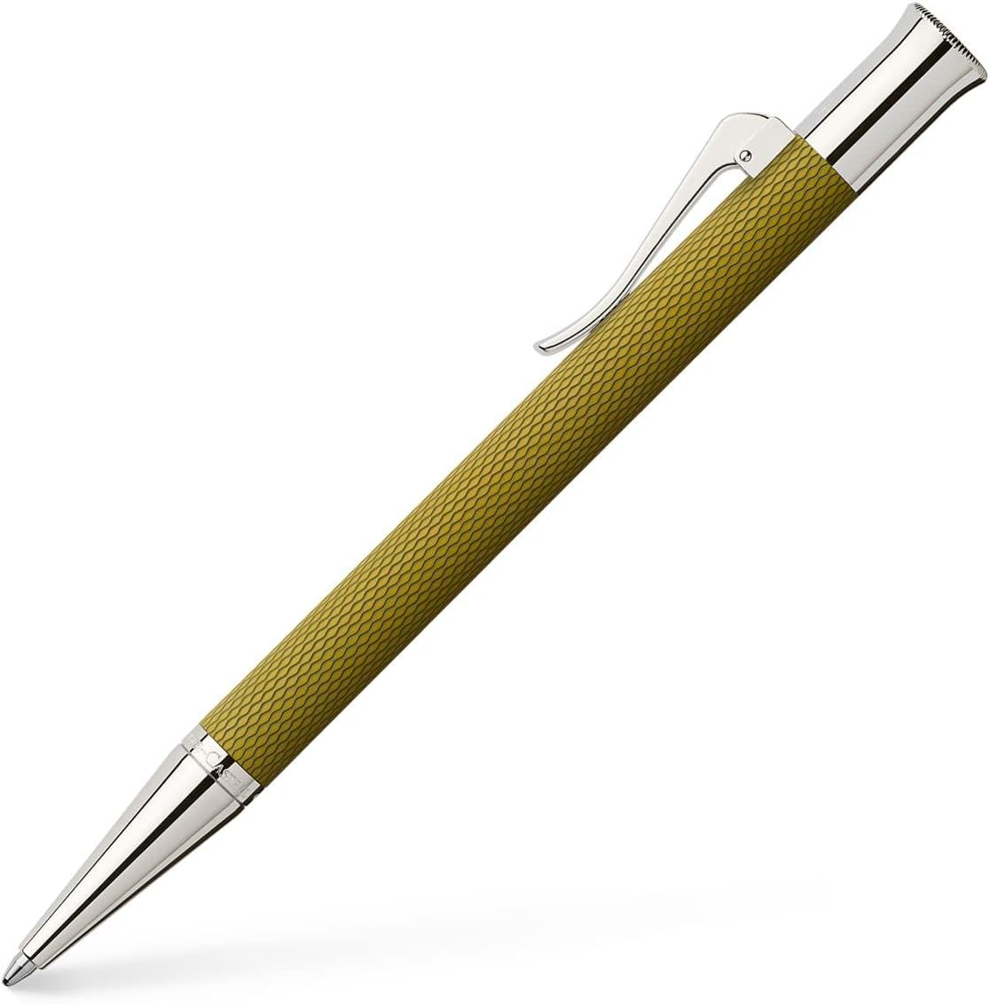 Graf von FaberCastell Guilloche 145218 Twist Ballpoint Pen Olive Green