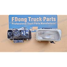 Fog Lamp, Fog Light Front Bumper Truck Light 12V with White Color For Isuzu Elf NPR NQR PRO 4HK1 NRR GMC FSR FRR FRD W3500 W4500 W5500 2008-2023 RH-Passenger Side