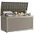 TARKARI 320 Gallon Outdoor Storage Box Waterproof, Resin Deck Boxes with Lockable Lid & UV-Resistant for Patio, Pool, Garden Furniture Cushions & Accessories, Coffee
