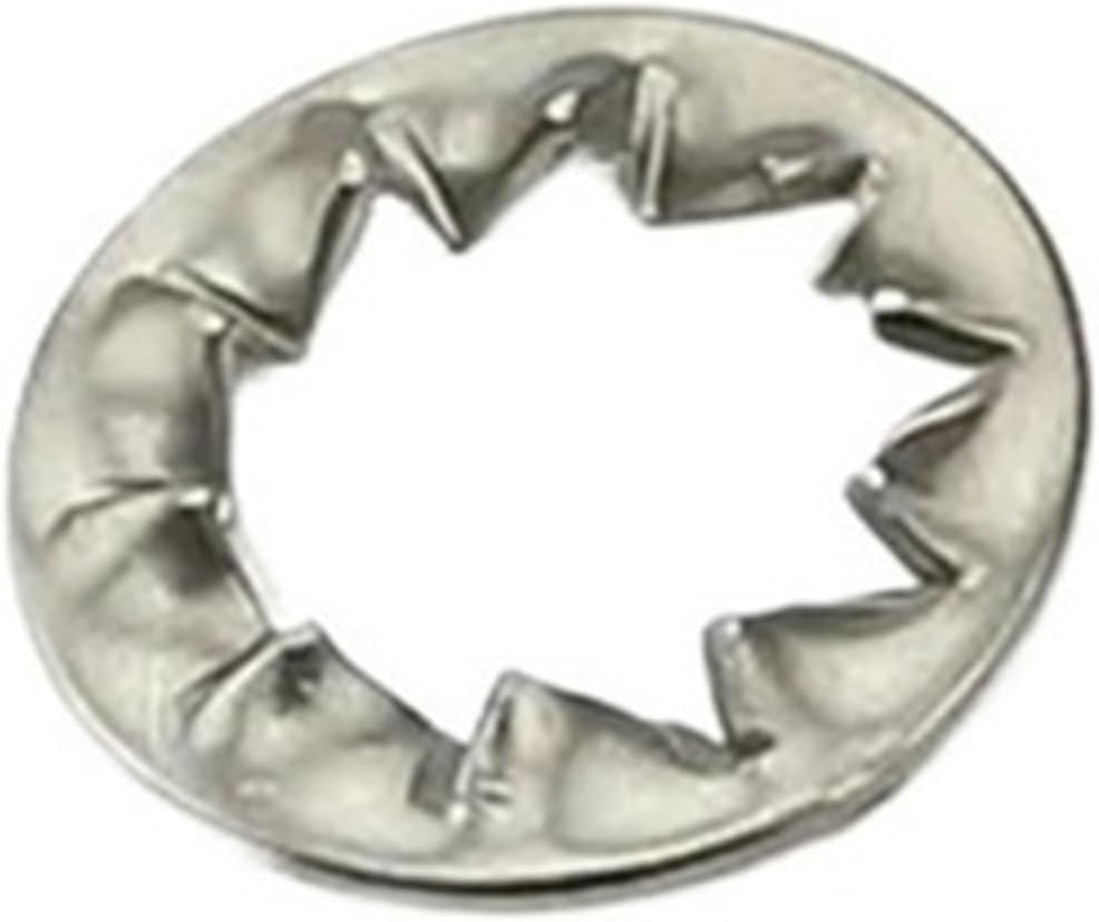 Serrated Tooth Gasket, 304 Stainless Steel Lock Washer Gasket External Internal Toothed Serrated Lock Washer Gasket(Internal,M3)