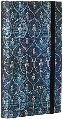 Paperblanks 12 Months 2023 Bavarian Wild Flower Diary | Horizontal | Delgado (95 × 140 mm)