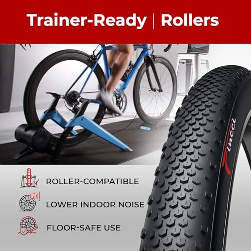 Fincci Gravel 700x38c Tyres – Pair Foldable Kevlar 700c Bike