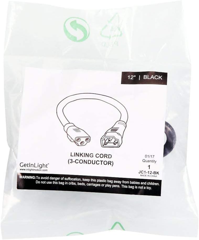 GETINLIGHT 12-inch linking cord packaging.