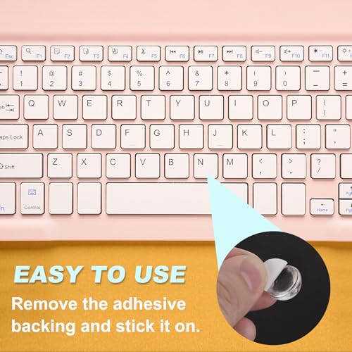 64 Pegatinas Protectoras para Teclado de Vidrio Transparente miniatura 5