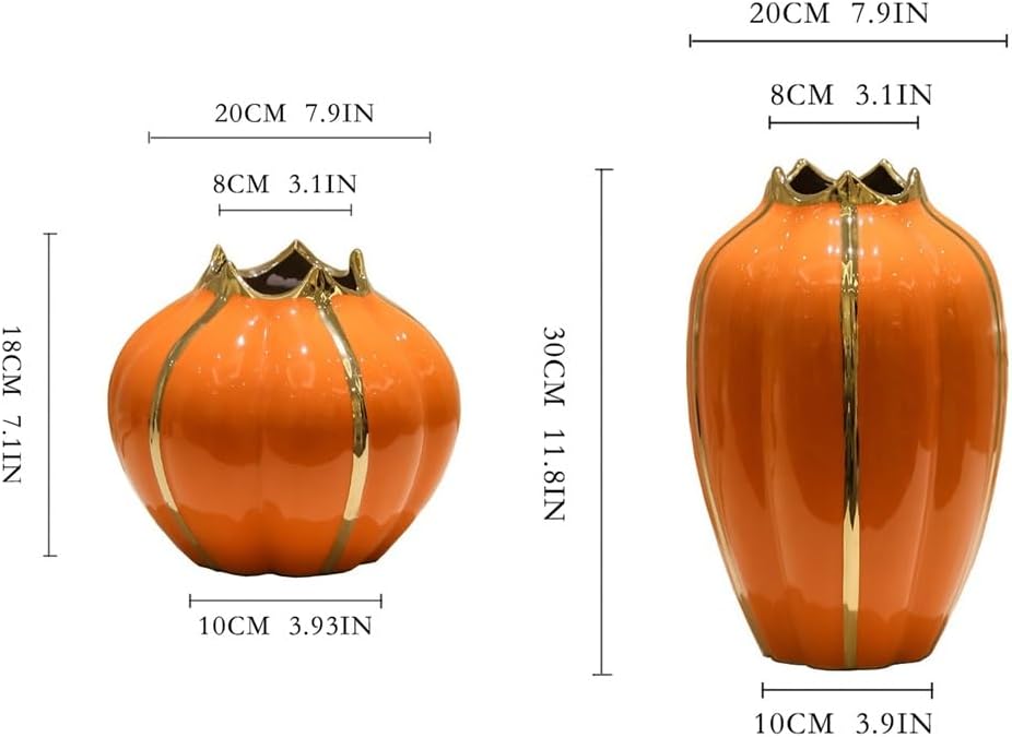 Vase Ceramic Vase Ornament A Pair of Modern Table Dried Flower Flower Arrangement Decoration Home Living Room TV Cabinet Decoration Suitable for Dining and Living Room Home decoratio