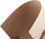 HningBuyox 300 PC Feuilles de papier Kraft, papier d'impression brun, 120g Papier de papeterie brun double taille pour artisanat, dessin, DIY Projets, Invitation, Imprimante jet d'encre laser compatible, 8.5 x 11 1 cm