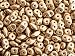 Czech SuperDuo Two-Hole Seed Crystal Beads 5.5x2.5mm Crystal Bronze Pale Gold 22gram