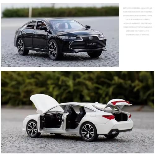 Image of Toyota Avalon 1:24 Model Car with Box, Zinc Alloy Pull Back Toy car with Sound and Light for Kids Boy Girl Gift [Colors as Per Stock]