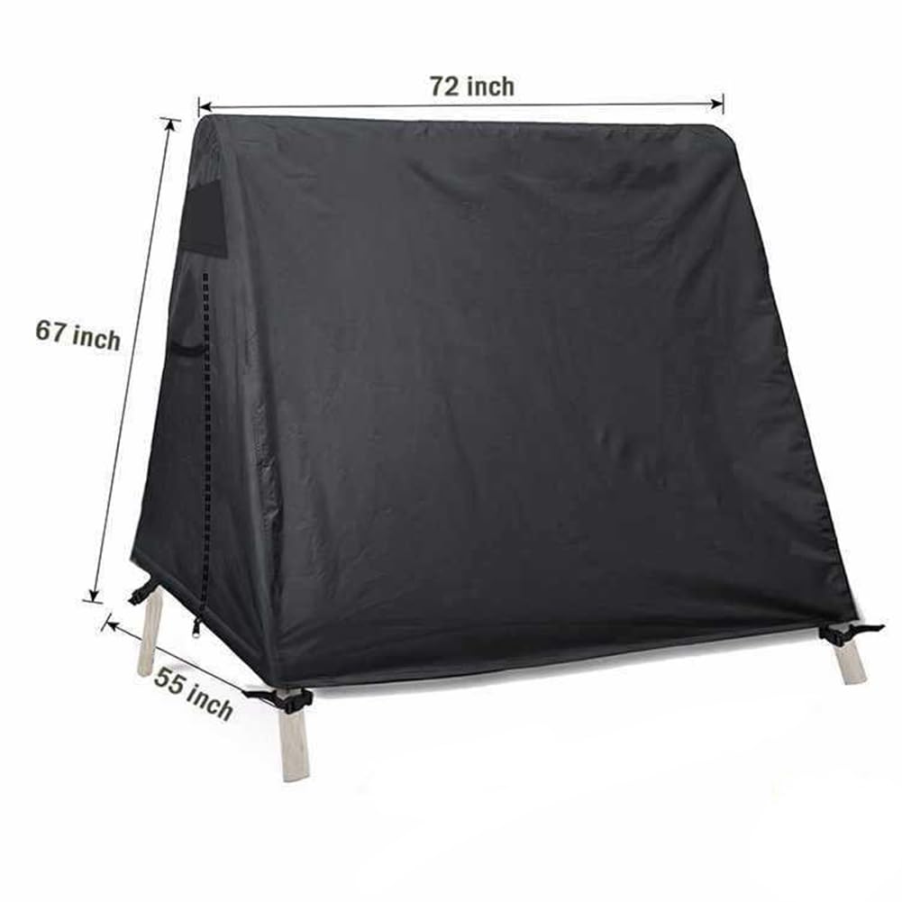 Funda Oxford 420D para columpio, impermeable y resistente a los rayos UV, a prueba de polvo con correas, se adapta a hamacas con marco en A, protección duradera al aire libre para patios y jardines